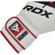 Боксерські рукавиці RDX BOXING GLOVES BGR-F7 8 унцій, біло-червоні