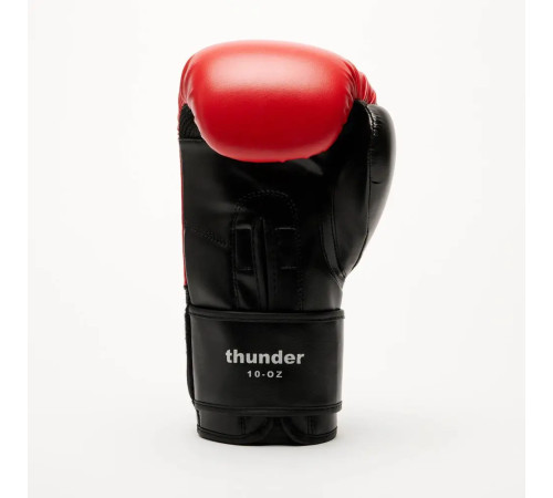 Рукавички боксерські з капою Leone GN383 THUNDER розмір 10 унцій, червоні