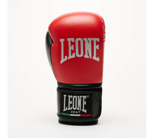 Рукавички боксерські з капою Leone GN383 THUNDER розмір 10 унцій, червоні