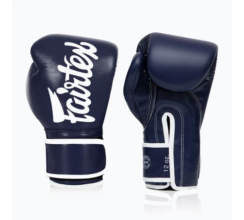Рукавички боксерські з бинтами Fairtex BGV14 Blue 10 унцій
