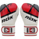 Боксерські рукавиці RDX BOXING GLOVES BGR-F7 14 унцій, біло-червоні