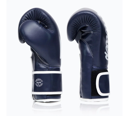 Рукавички боксерські з бинтами Fairtex BGV14 Blue 16 унцій