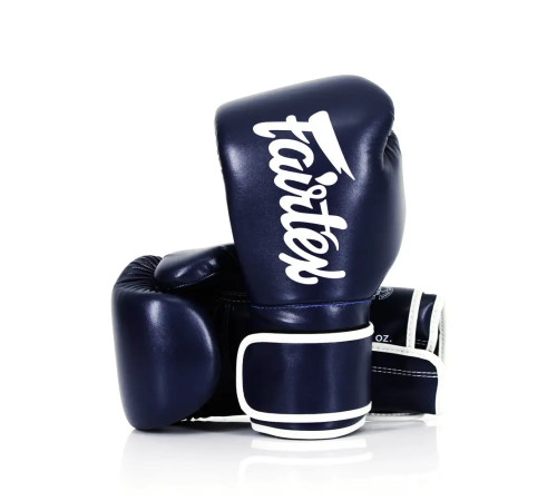 Рукавички боксерські з бинтами Fairtex BGV14 Blue 16 унцій