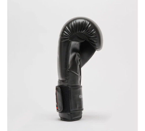 Рукавички боксерські з капою Leone GN383 THUNDER розмір 12 унцій, чорні