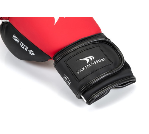 Рукавички боксерські Yakimasport HIGH TECH VIPER розмір 10 унцій, червоно-білі
