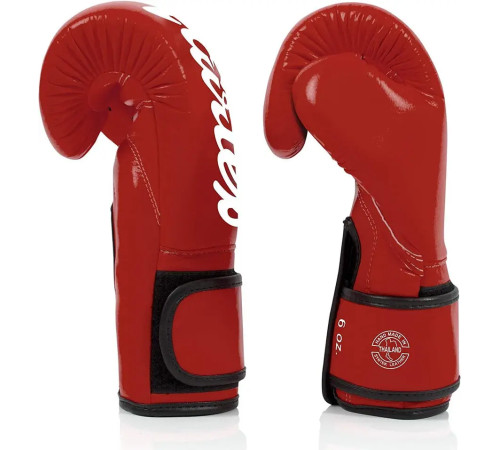 Рукавички боксерські з бинтами Fairtex BGV14 10 унцій, червоні