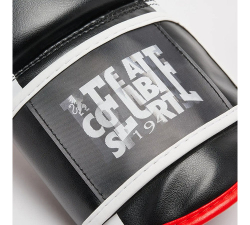 Рукавички боксерські з капою Leone GN333 LOGO WACS розмір 12 унцій, чорні