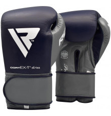 Рукавички боксерські RDX Leather Pro C4 Blue 10 ун.