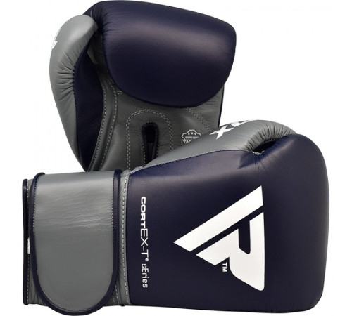 Рукавички боксерські RDX Leather Pro C4 Blue 10 ун.
