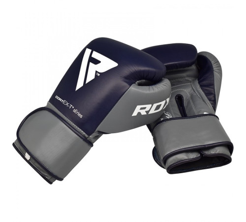 Рукавички боксерські RDX Leather Pro C4 Blue 10 ун.