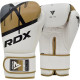 Боксерські рукавиці RDX BOXING GLOVES BGR-F7 8 унцій, біло-золоті