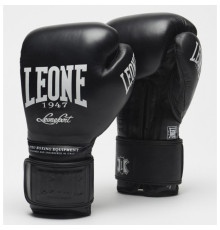 Рукавички боксерські Leone Greatest 12 унцій, чорно-білі