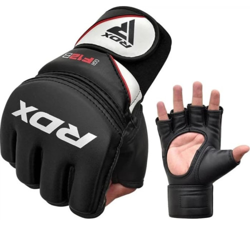Тренувальні рукавиці для ММА RDX GRAPPLING GLOVES NEW MODEL розмір L, чорний