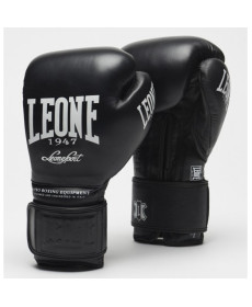 Рукавчики боксеріські Leone Greatest 18 унцій, чорно-білі