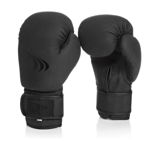 Рукавички боксерські Yakimasport MARS Matt розмір 10 унцій, чорні