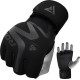Тренувальні рукавиці для ММА RDX GRAPPLING GLOVES NEOPRENE T15 розмір S, чорний