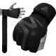 Тренувальні рукавиці для ММА RDX GRAPPLING GLOVES NEOPRENE T15 розмір M, чорні
