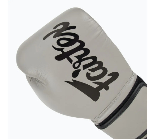 Рукавички боксерські з бинтами Fairtex BGV14 Grey 12 унцій
