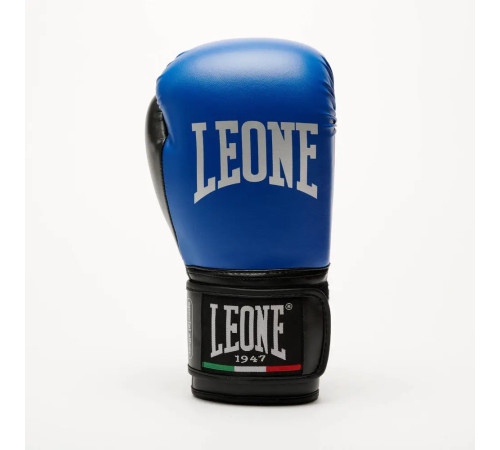 Рукавички боксерські з капою Leone GN383 THUNDER розмір 10 унцій, сині