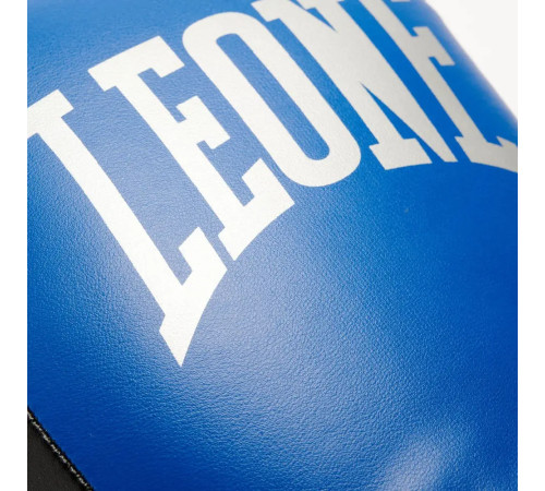 Рукавички боксерські з капою Leone GN383 THUNDER розмір 10 унцій, сині