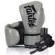 Рукавички боксерські з бинтами Fairtex BGV14 Grey 14 унцій