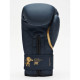 Рукавички боксерські Leone Mono 14 унцій, синьо-золотисті