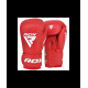 Боксерські рукавиці RDX BOXING GLOVES AS2 10 унцій, червоно-білий