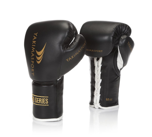Рукавички боксерські Yakimasport TIGER BLACK L розмір 10 унцій, чорні
