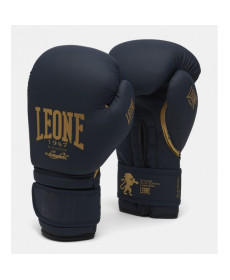 Рукавчики боксерські Leone Mono &nbsp;Military&nbsp;16 унцій, синьо-золотисті
