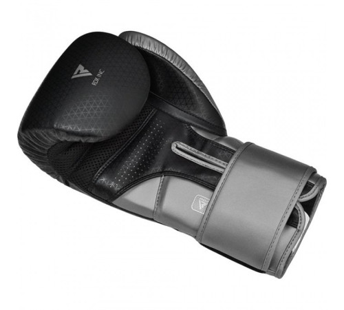 Рукавички боксерські RDX L2 Mark Pro 12 унцій, чорно-сірі