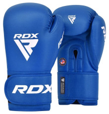 Боксерські рукавиці RDX BOXING GLOVES AS2 12 унцій, синьо-білий