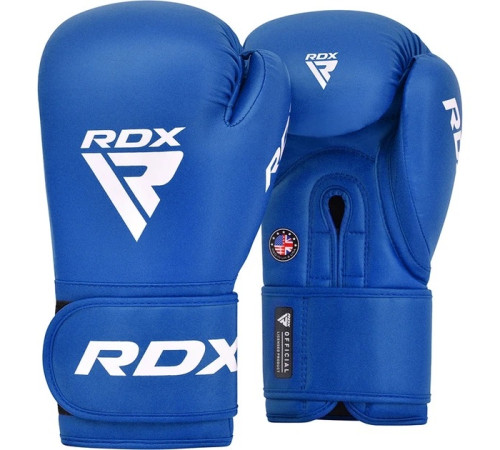 Боксерські рукавиці RDX BOXING GLOVES AS2 12 унцій, синьо-білий
