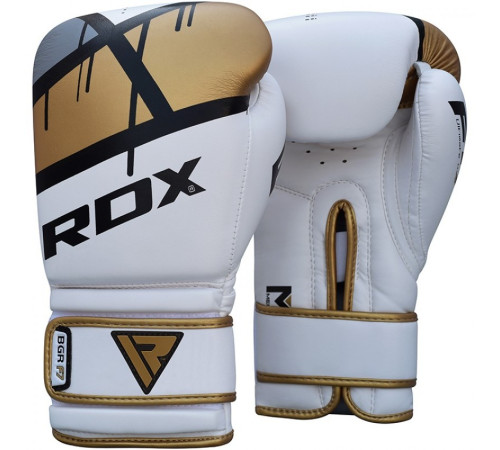Рукавички боксерські RDX Rex Leather 10 унцій, різнокольорові