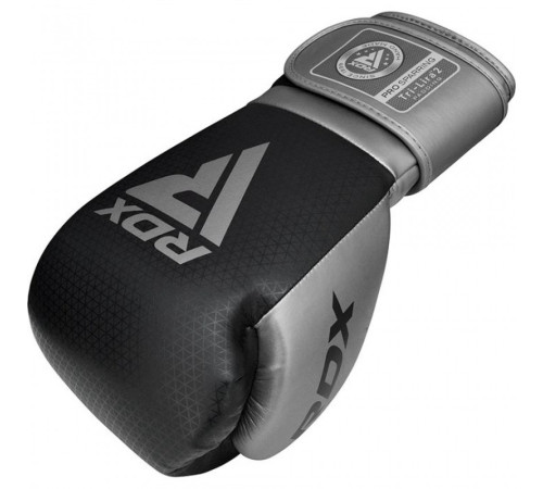 Рукавички боксерські RDX L2 Mark Pro 14 унцій, чорно-сірі