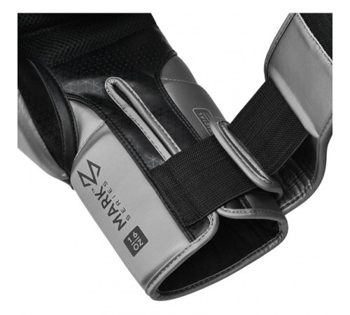 Рукавички боксерські RDX L2 Mark Pro 16 уцій, чорно-сірі