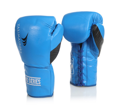 Рукавички боксерські Yakimasport WOLF L розмір 10 унцій, блакитні