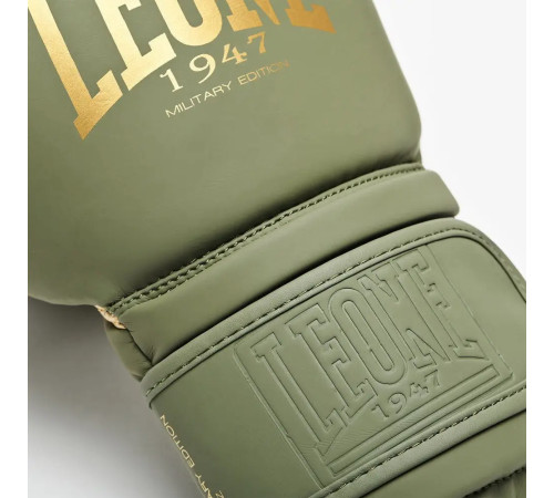 Рукавички боксерські з капою Leone GN059G MILITARY EDITION розмір 12 унцій, хакі
