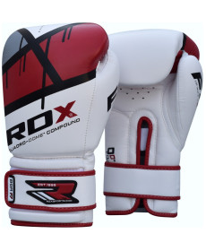 Рукавички боксерські RDX Rex Leather 10 унцій, різнокольорові