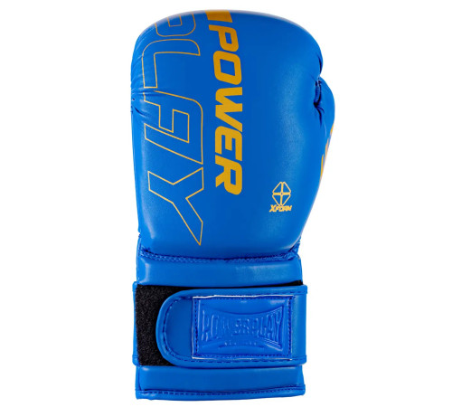 Рукавички боксерські PowerPlay 3089 Alpha розмір 10 унцій, сині