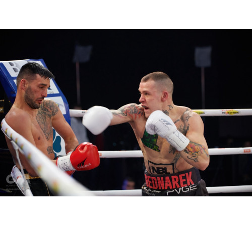 Рукавички боксерські Yakimasport WOLF L розмір 10 унцій, білі