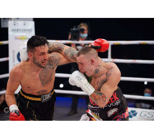 Рукавички боксерські Yakimasport WOLF L розмір 10 унцій, білі