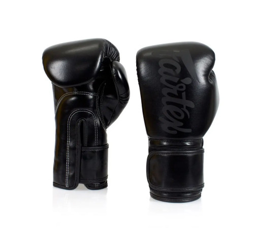 Рукавички боксерські з бинтами Fairtex BGV14SB 14 унцій, чорні