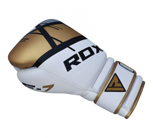 Рукавички боксерські RDX Rex Leather 14 унцій, різнокольорові