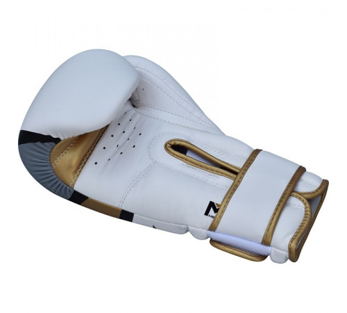 Рукавички боксерські RDX Rex Leather 14 унцій, різнокольорові