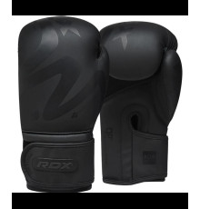 Боксерські рукавиці RDX BOXING GLOVES F15 чорний 16 унцій (BGR-F15MB)