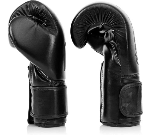 Рукавички боксерські з бинтами Fairtex BGV14SB 16 унцій, чорні