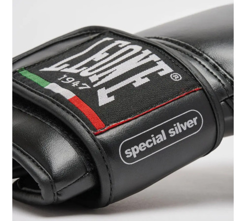 Рукавички боксерські з капою Leone GN383 THUNDER розмір 14 унцій, чорні