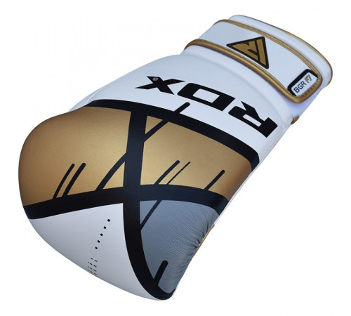 Рукавички боксерські RDX Rex Leather 16 унцій, різнокольорові