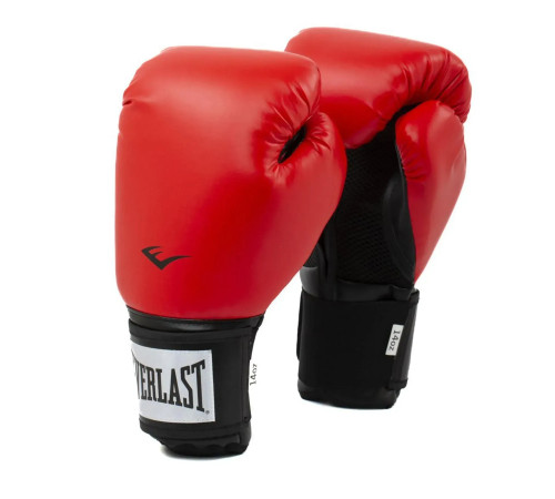 Боксерські рукавиці Everlast PROSTYLE 2 BOXING GLOVES 14 унцій, чорно-червоні