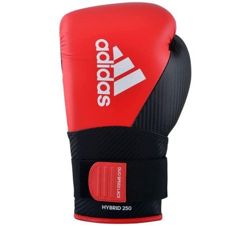 Рукавички боксерські ADIDAS Hybrid 250TG розмір 14 унцій, чорно-червоні
